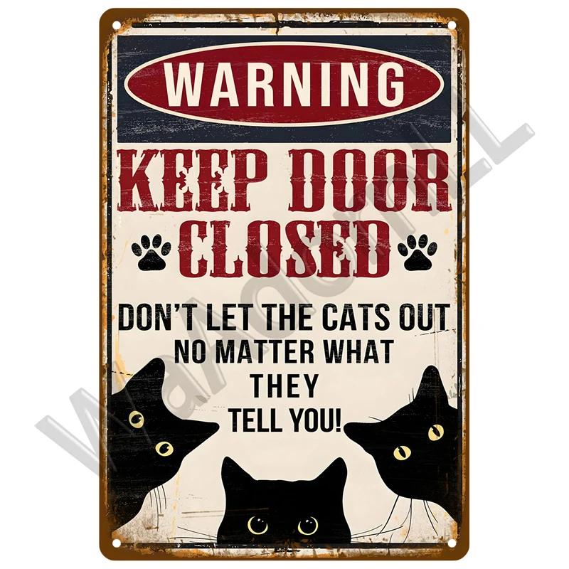 Retro Caution Metal Sign for Bar Pub Garage  Vintage Russian Warning Decor for Home Walls