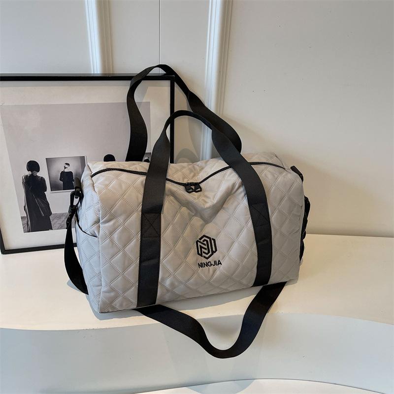 Short Trip Bag Women's Fashion Handbag Large Capacity Travel Luggage Bag Light Sports Storage Fitness Bag