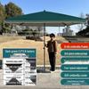 Large Outdoor Commercial Parasol - Thickened Square Patio Umbrella Tent