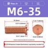 PT-M3M4M5M6M8 Copper-Plated Carbon Steel Projection Weld Studs and Screws