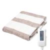 Electric Blanket, 130 X 80 Cm, Single, Washable, Anti-mite, Temperature Regulating, White X Beige, YMS-18