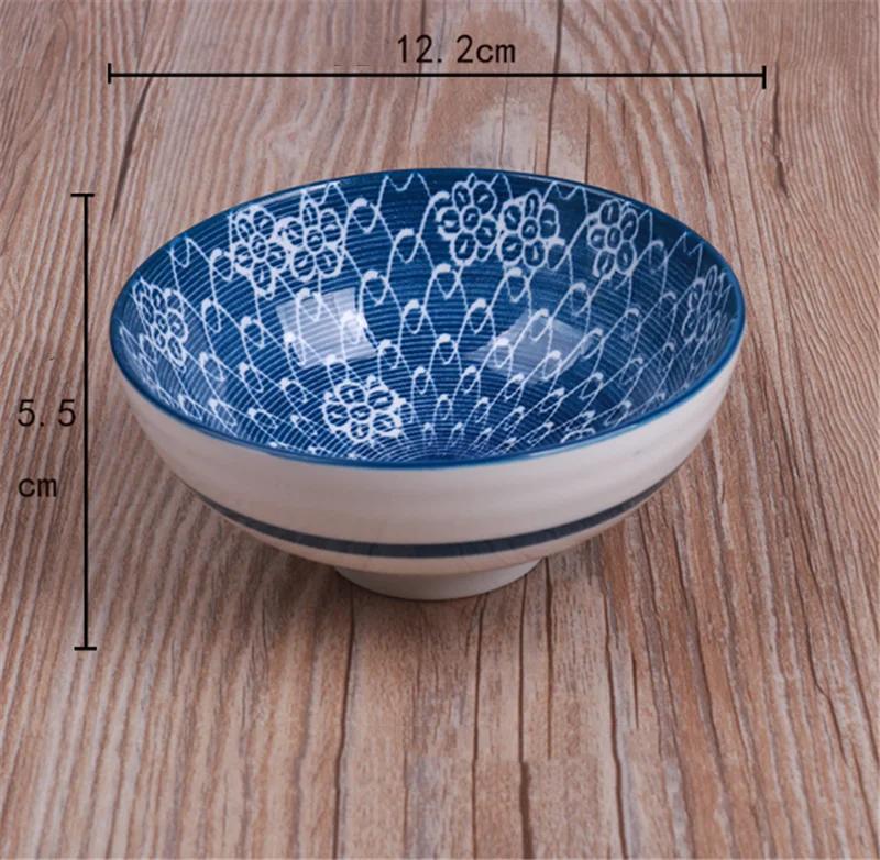 Japońska domowa ceramiczna miska na ryż miska na zupę z makaronem miska na deser Koreańska miska na lody kreatywna retro zastawa stołowa miski w kształcie kapelusza zero waste