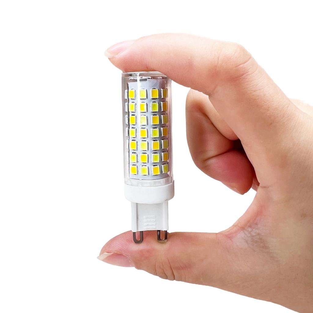 Led Corn Light Bulb 5w-15w Ceramic Lights 360° G9 Tricolor 3 Color Changing 220v Lighting For Home Without Flickering Decorative