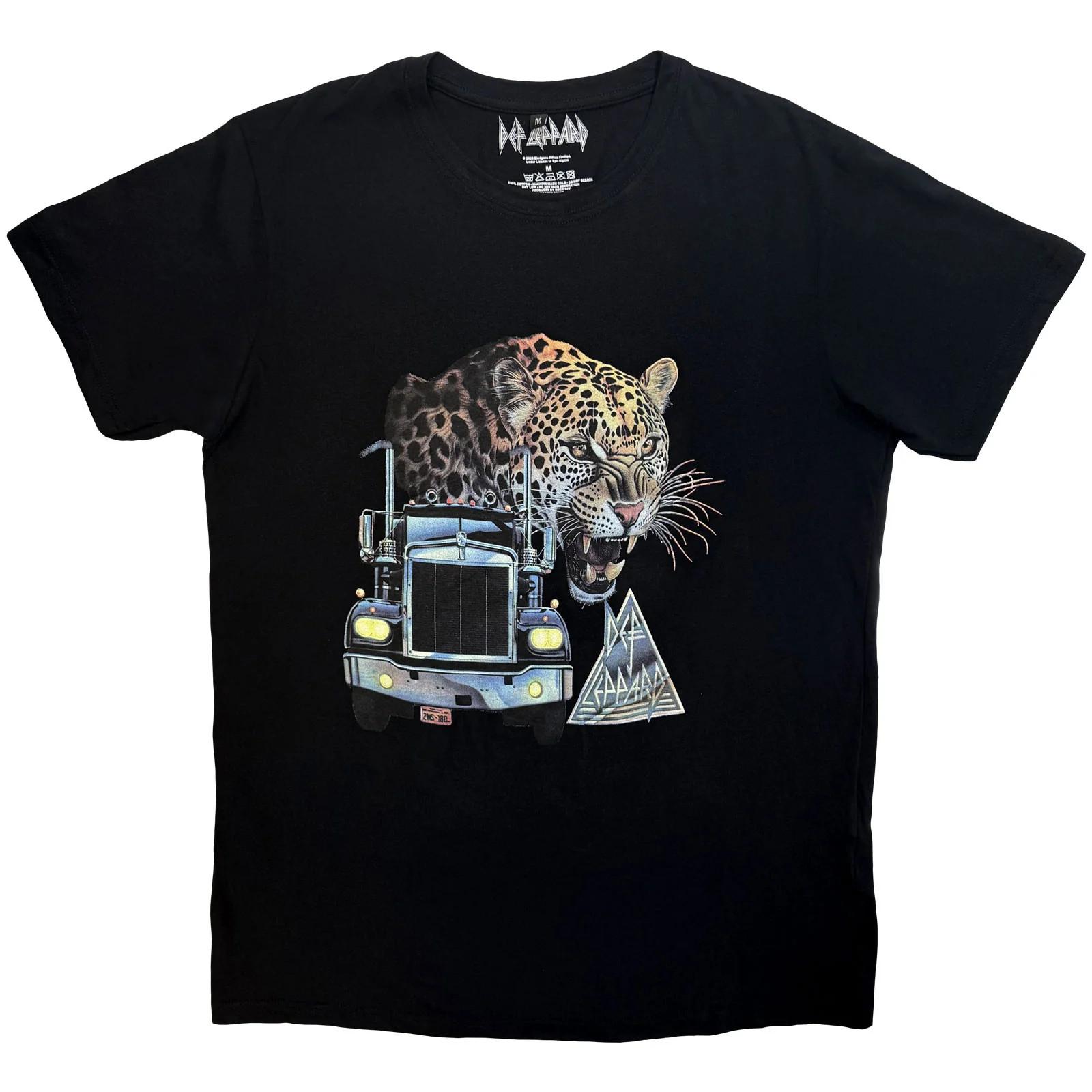 Def Leppard Carbon T-Shirt: Truck (Black) OFFICIAL NEW XXXL