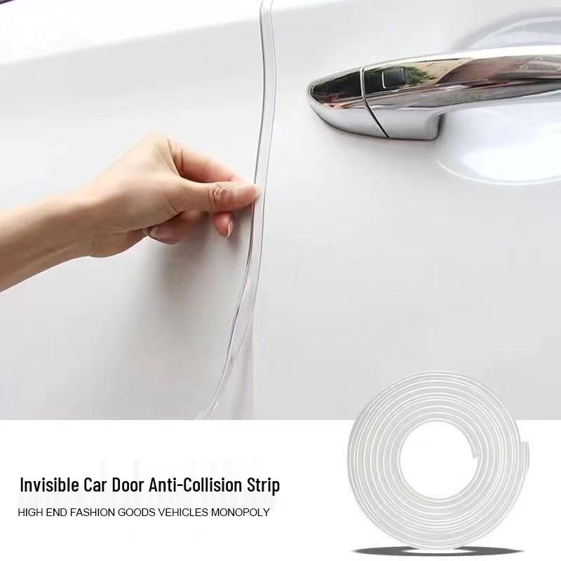 Transparent Car Door Edge Protection Strip - Anti-Collision, Anti-Scratch Adhesive