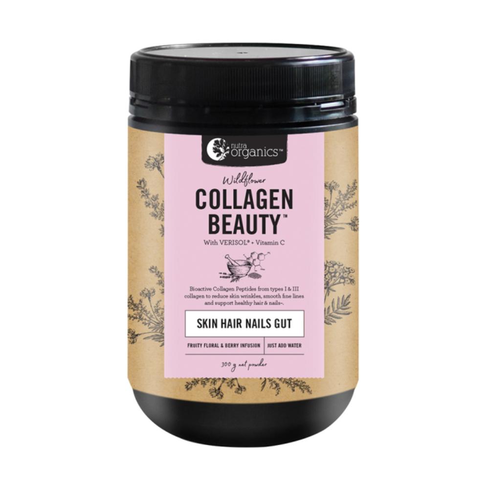 Nutra Organics Collagen Beauty with Verisol + Vitamin C Wildflower 300g