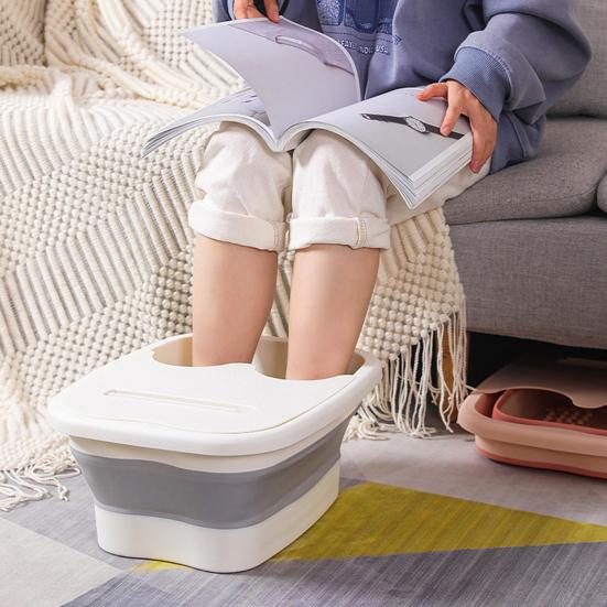 Skládací bazénová vanička na nohy Bazén Skládací umyvadlo na nohy Přenosné příslušenství k oplachování nohou