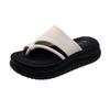 Korean Sle Thi Bot Thong Slippers Women's Summer New Faion Beach oes Casual Comfortable Rubber Sole Sandals