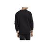 Adidas Originals Trefoil 3-Stripes Fleece Pullover Crew Neck Sweatshirt Men Sweatshirt Black DV1555