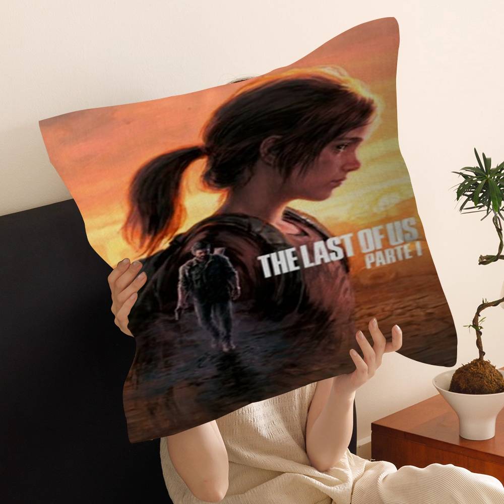 Game The Last of Us Pillow Cover for Bedroom Room and Living Room Sofa Decorative Cushion Cover