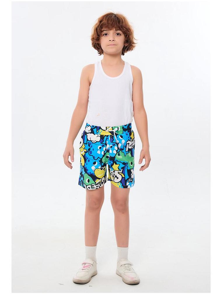 Sureda Schnelltrocknende Badehose für Kinder: Wasserfreundlich, Lockerer Schnitt, Mit Netzfutter, Unisex für Jungen & Mädchen. Perfekt für Strand & Wasserparks.