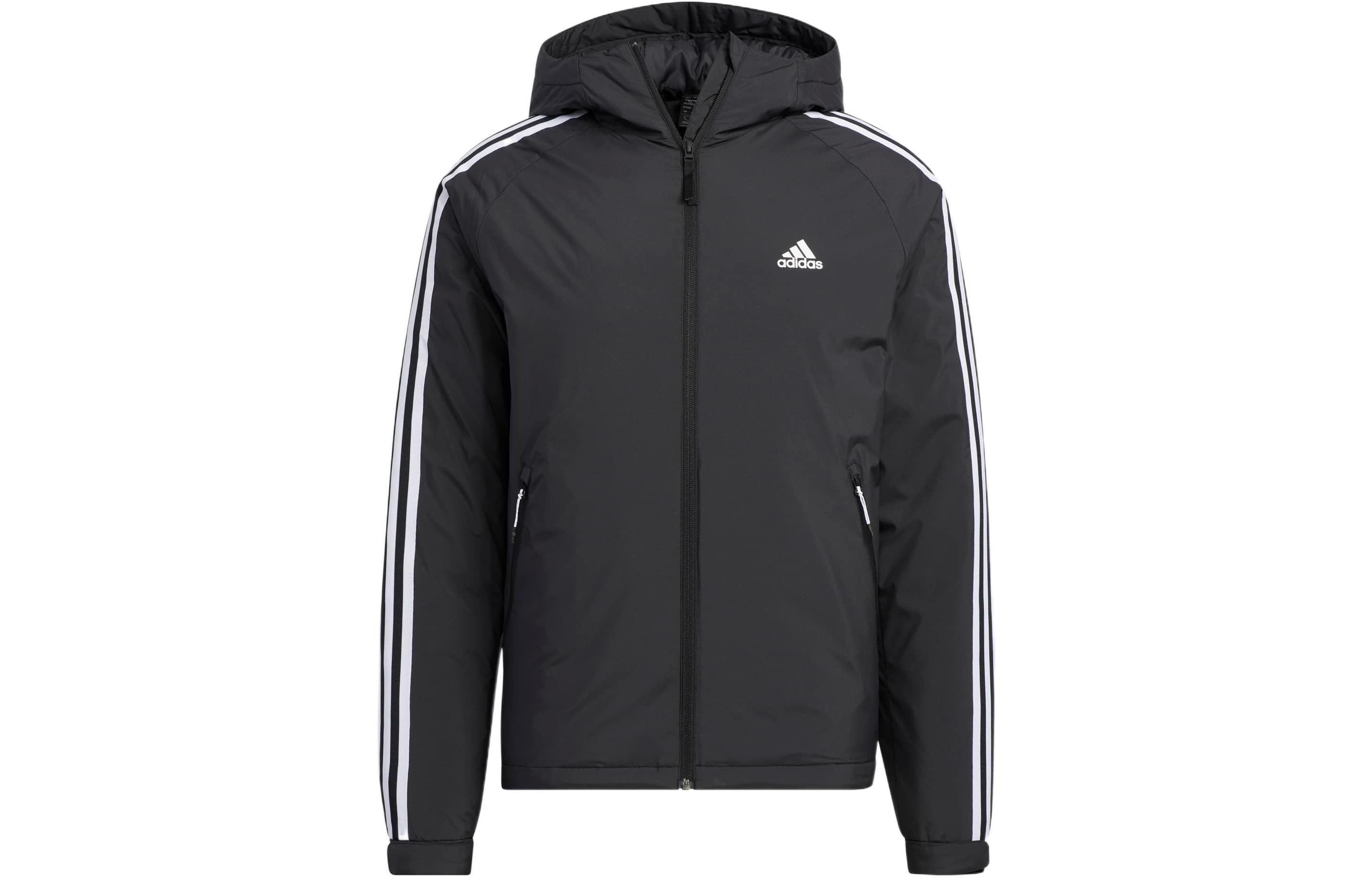 Adidas Down Jackets Men s Black Hooded Moderate Seamless Down Jacket HN2123 S