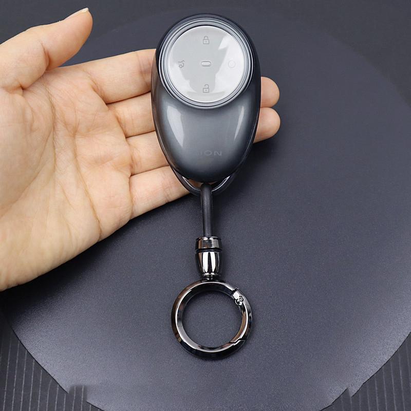 Keychain Key Holder Case For GAC AION Y Plus S V LX IA5 LA5 GA6 GM5 GS7 GS8 Aian V Protection Accessories Key Caps