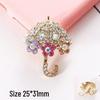 Cross Rhinestone Gem DIY Phone Case Accessories - Alloy Material