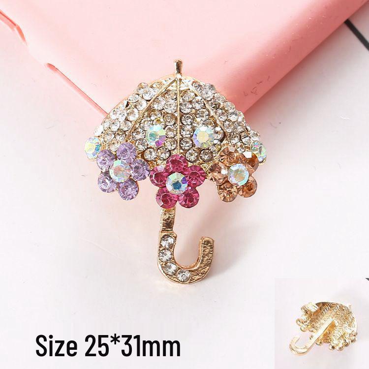 Cross Rhinestone Gem DIY Phone Case Accessories - Alloy Material