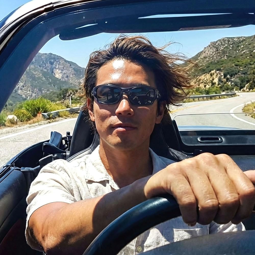 Asian Optimal Polarized Full UV Original Sports Sunglasses PB12 Size, Fit, Lenses, Protection,