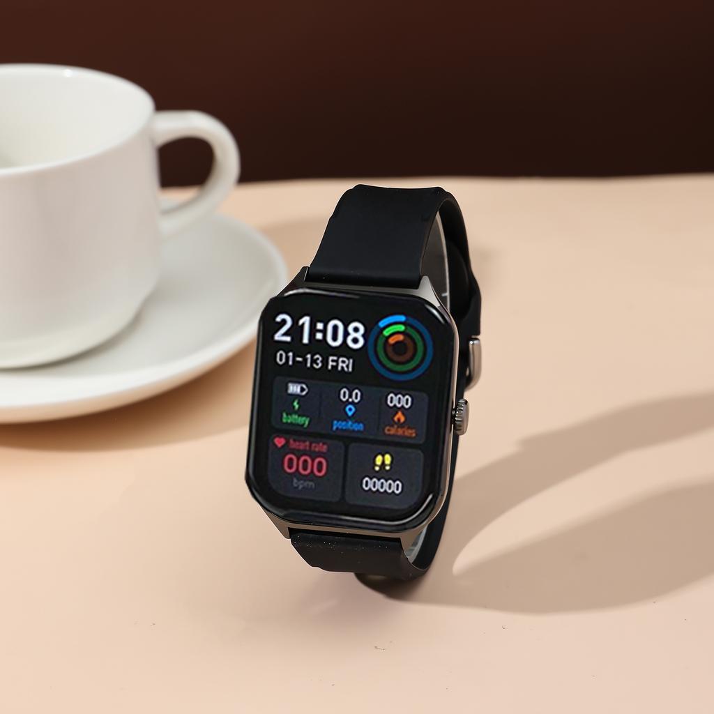Cross-border bestseller A58 Plus smartwatch for women; small waist set with diamond inlay; step counter sports wristband.