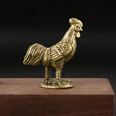 Schickes Hahn-Ornament, dekorativer 3D-Guss
