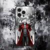 D-Devil M-May C-Cry Dante Phone Case For iPhone 16,15,14,13,12,11,Pro,Max,Plus,X,XS,SE,E,Mini,Soft Silicone Black Case
