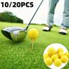 10/20pcs PU Foam Solid Sponge Soft Indoor Golf Practice Ball 4.2cm Children's Stress Relief Kneading Toy Golf Contact Accessories