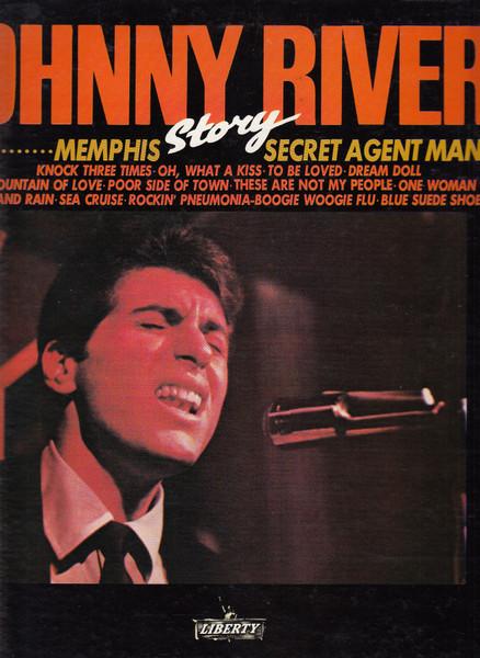 LP Record JOHNNY RIVERS - Story Memphis Secret Agent Man K22P138 LIBERTY 1981 Japan Obi Rock Used