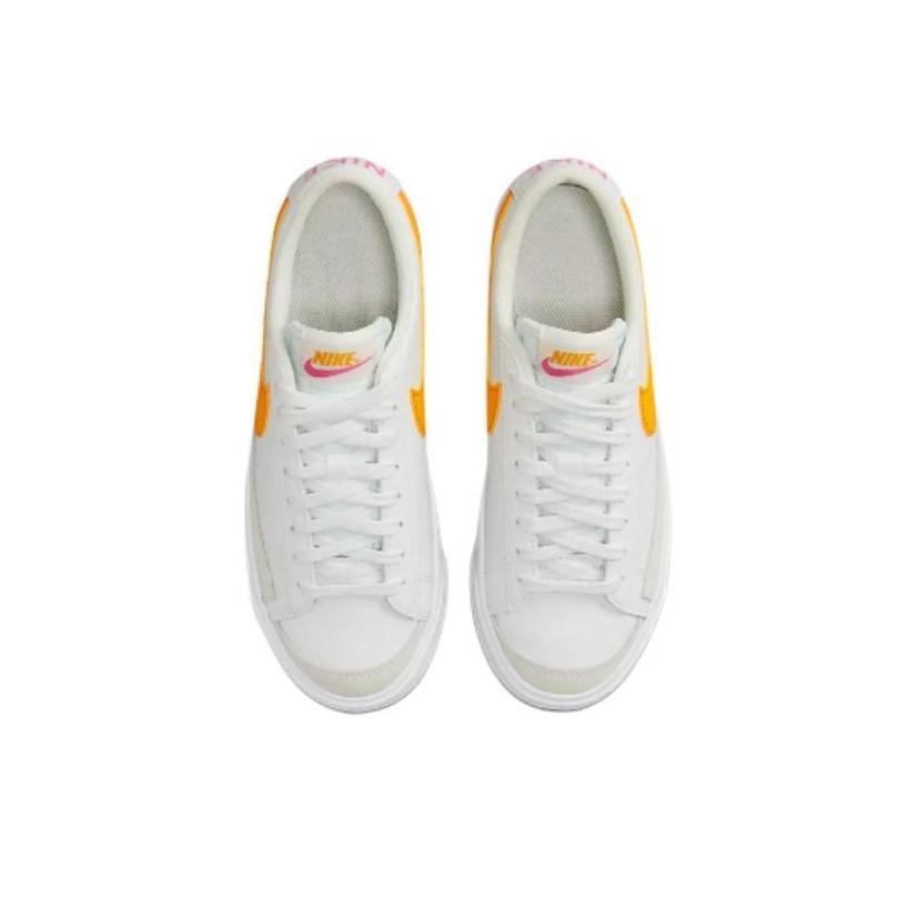 New Nike Blazer Low '77 'Summit White University Gold' GS DA4074-123