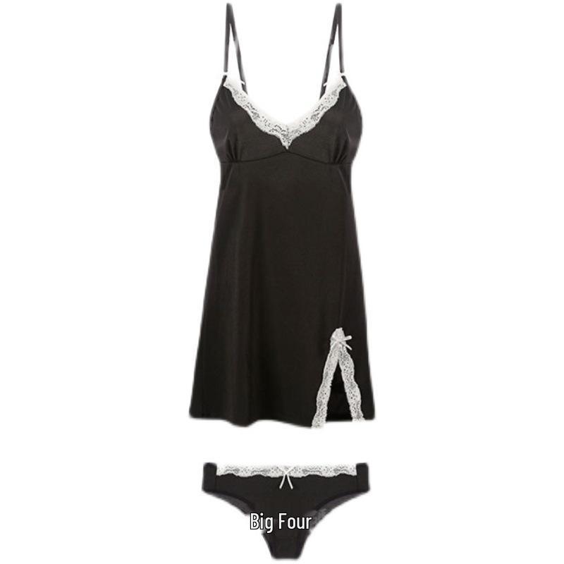 Liangai Women's Sexy Sling Nightgown - Pure Desire Style Lingerie C1111