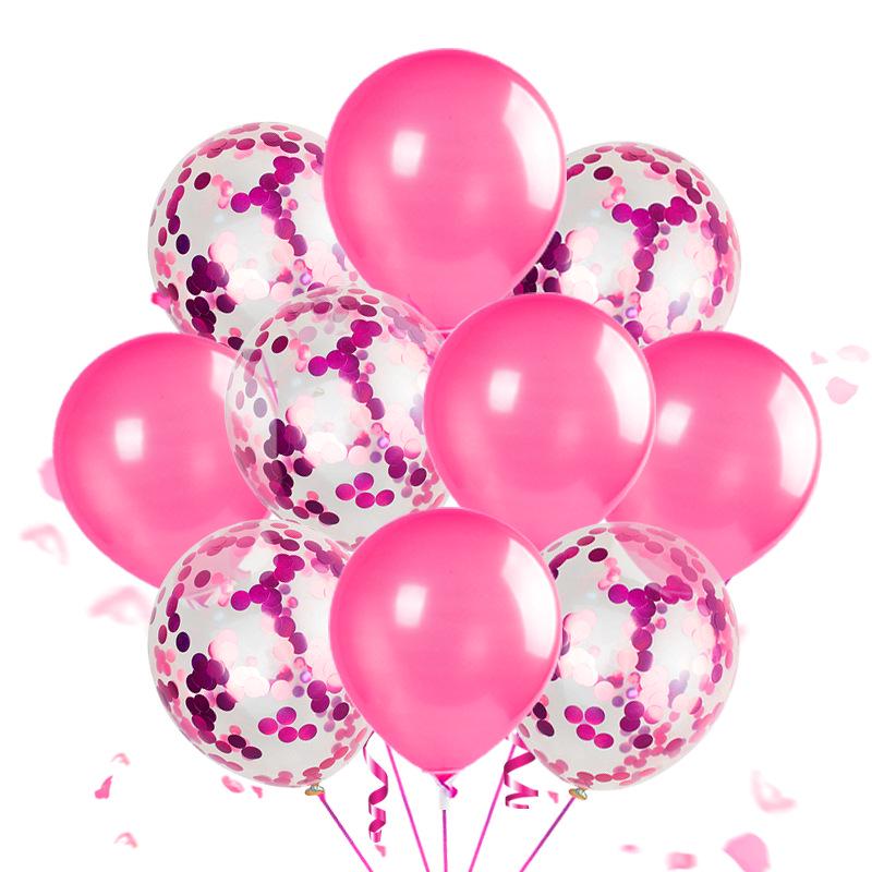 Decorative Latex Confetti Balloons Set for Birthdays and Weddings