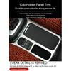 Car Interior Accessories ABS Brake Cup Holder Panel Trim Cover Decoration Fit For VW Volkswagen Tiguan 2009-2013 2014