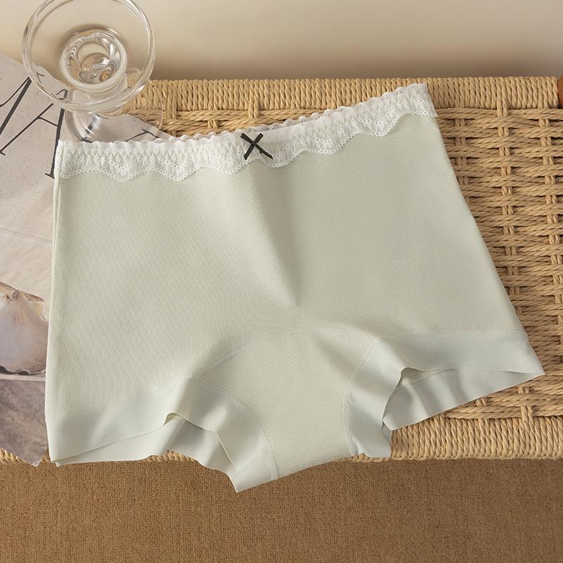 Women's Summer Thin New Lace Cotton Grade 10A Anti Bacterial Crotch Flat Angle Underwear