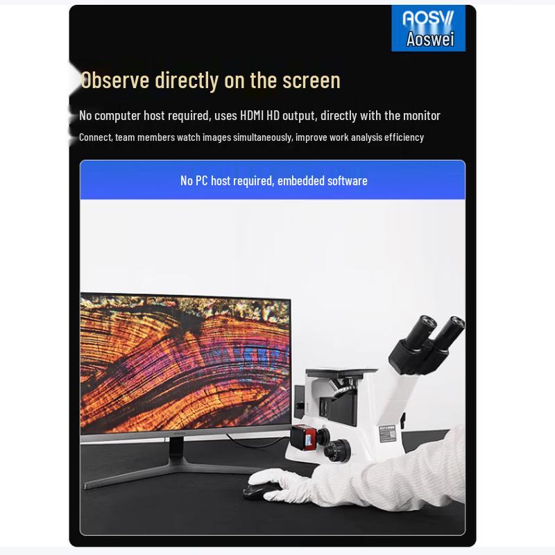 AOSVI Professional Inverted Metallurgical Microscope