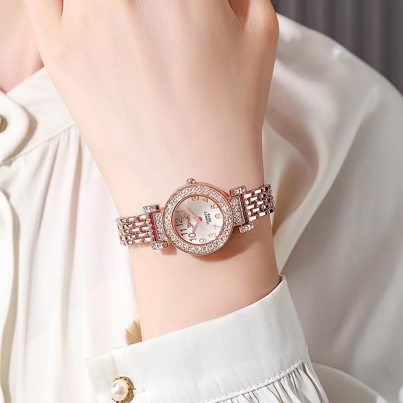 Trendy Diamond-Set Women's Fashion Digital Wristwatch