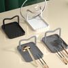 Countertop Kitchen Storage: Pot Lid, Spatula, Spoon, Shovel, and Draining Rack Holder.