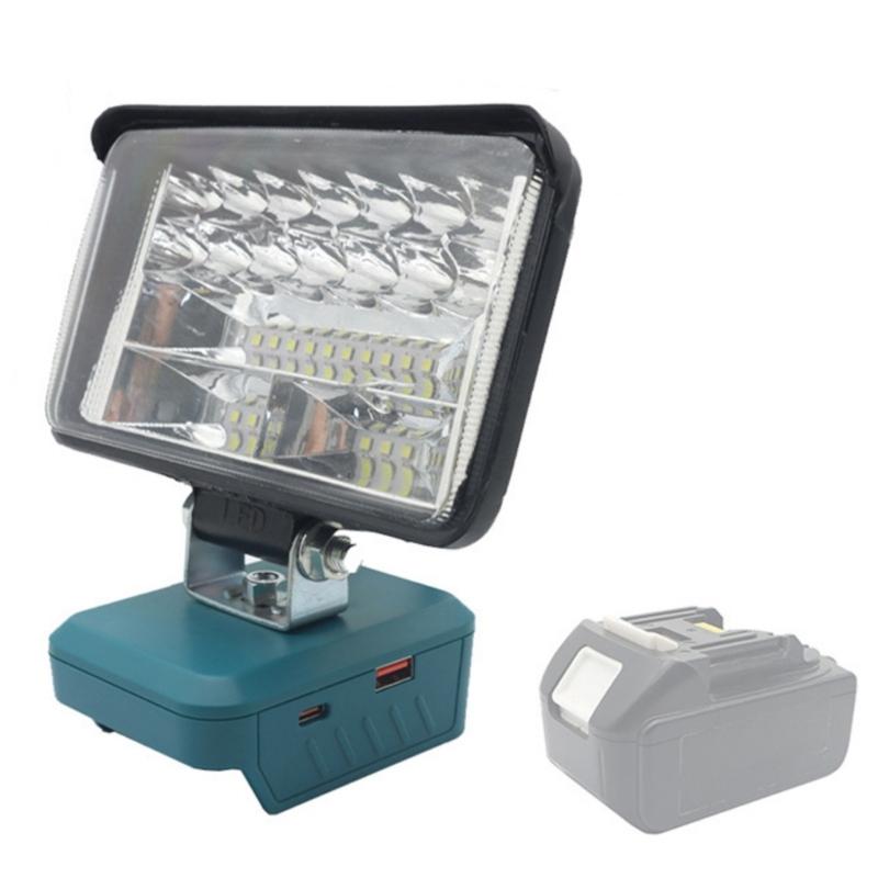 Impermeable ABS Building Flood Light With Tool Battery Agreement And Intelligent Charging Connection