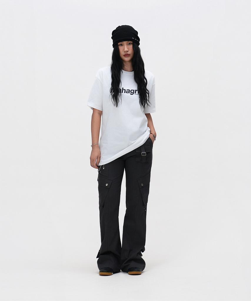 MAHAGRID Basic Logo Tee White(Mg2Cmmt502A)