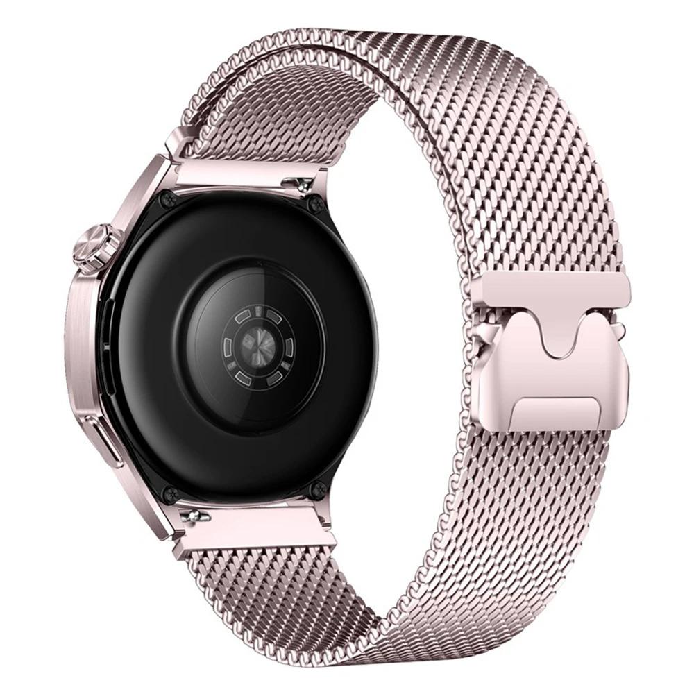 20mm nerezový řemínek pro Amazfit Active 2 Samsung Galaxy Watch 7 6 5 Milánský smyčkový řemínek pro Huawei Watch 4 Pro GT 5 4 46mm