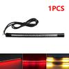 2Pcs Flexible 48LED Motorcycle LED Tail Light Bar Strips Red Rear Brake Stop Tail Lihgt Amber Turn Signal Lamp Taillight 12V
