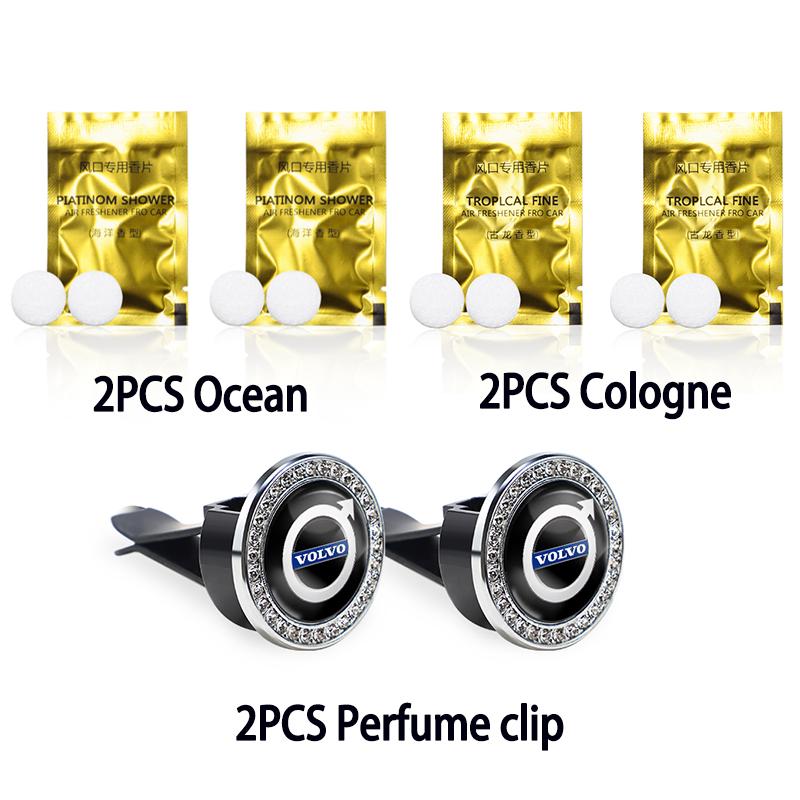 Car Air Freshener Auto Accessories Interior Perfume Diffuser For Volvo Xc60 Xc90 V40 V60 S60 V50 V90 S80 C40 XC40 V70 XC70 C30