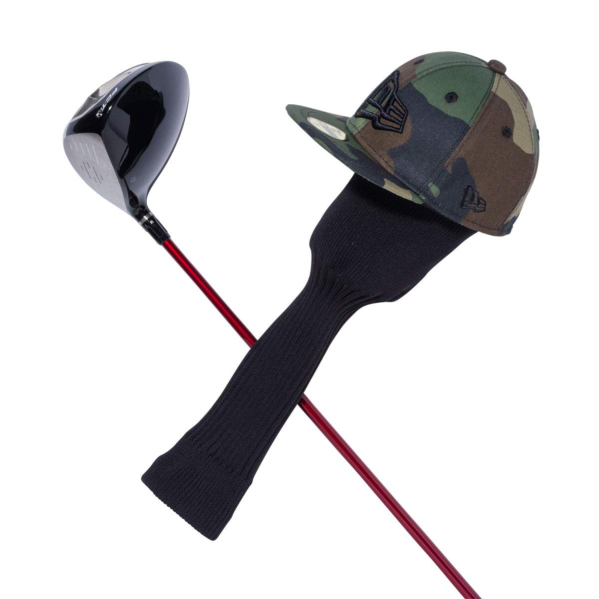 

Head Cover GOLF HEAD COVER FL WCAMO BLK Woodland Camo x Black [New Era]
