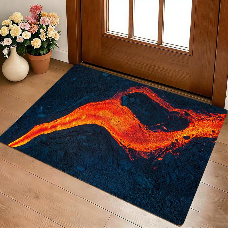 Lava Flow Living Room Nonslip Area Rug Soft Carpet For Bedroom Game Playroom Sofa Office Home Decor Doormat Christmas Gift C926180