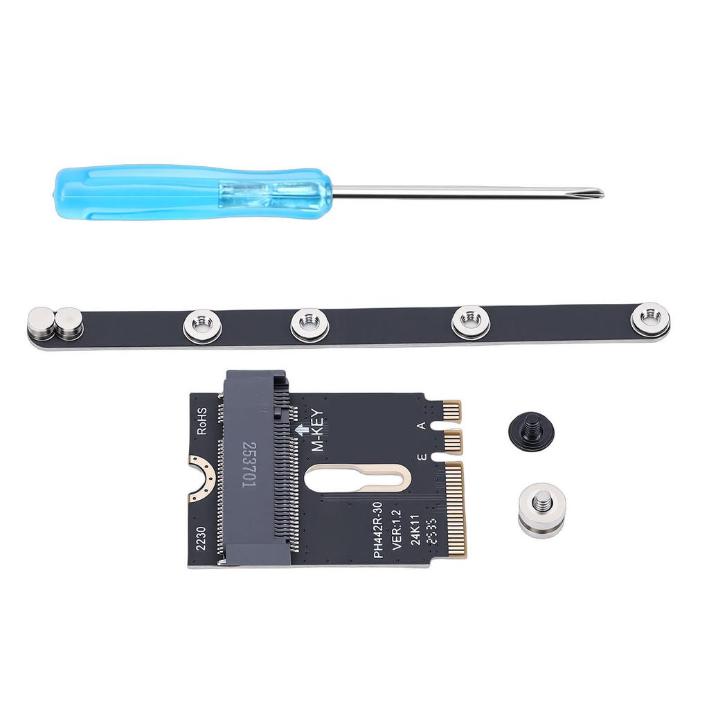 PCI E 4.0 NGFF 2230 A E Key Card Male to Female NVME Extension Adapter with Bracket for SSD 2280 Laptop Mainboard