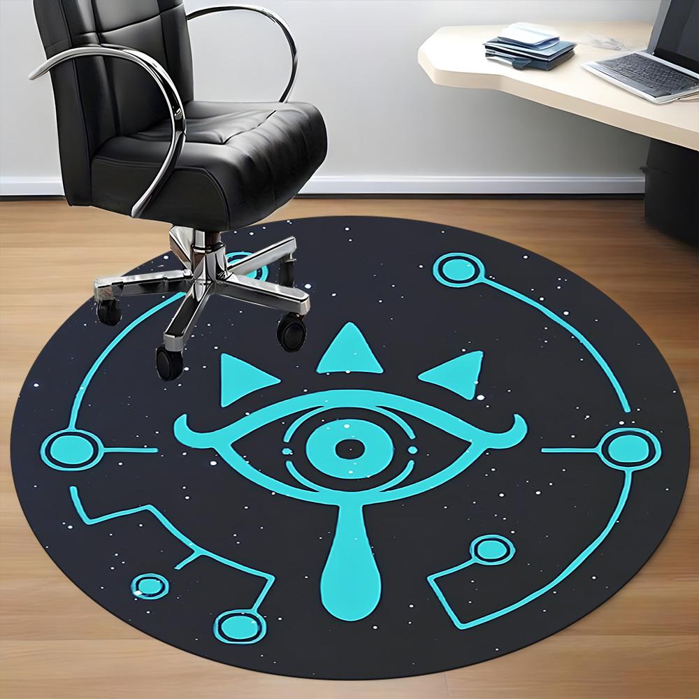 Legend of Zelda Office Round Area Rug,  Under Office Chairs Bedroom Living Room Home Decor a0908121