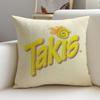 Housse de coussin Motifs Chips Takis Chilii 1P, Ensemble de taies d'oreiller en lin naturel, Décoration tout-en-un pour canapé, chambre à coucher et chaise