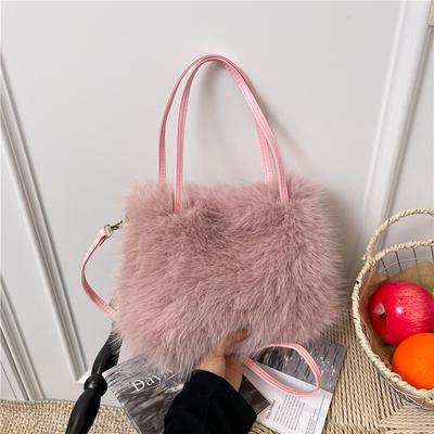 Mao Mao kabelka dámska taška nová jesenná a zimná vysoko kvalitný pocit niche super mäkká kožušinová crossbody taška na rameno plyšová