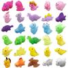 6/12/24 Pezzi Mini Giocattolo Morbido Dinosauro Carino Spremibile Sollievo dallo Stress Fidget per Festa di Compleanno Gadget per Sacchetti Regalo