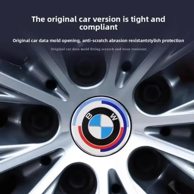 2026 Hot 4pcs 56mm 68mm Car Styling Wheel Center Hub Cap Auto Rim Covers for BMW E36 E46 E53 E90 E60 E61 E93 E87 X1 X3 X5 F30 F20 G30