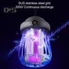 Mini Gnats Zapper USB Powered Electric Shock Fly Zapper with UV LED Light Indoor Outdoor Home Camping Patio Hanging Fly Trap Lamp