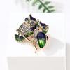 Spille Trendy Doppio Gufo Spilla Strass Spilla Pin Uccello Animale Festa Casual Abito Decorazione Spilla Per Donne Corsage Regali