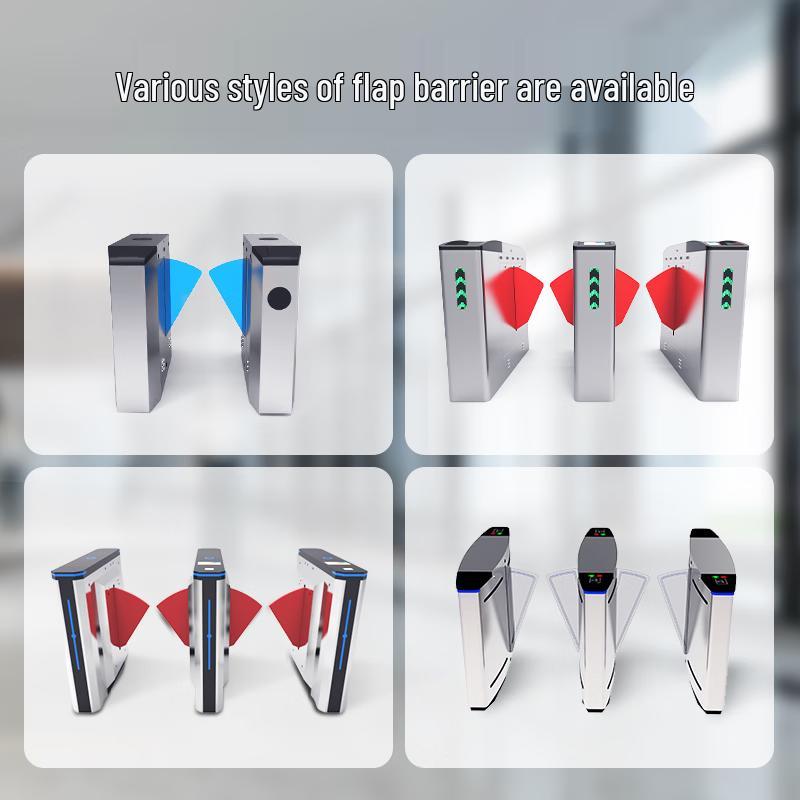 Desheng Smart Facial Recognition Turnstile Gate CN Plug (adapter Included)