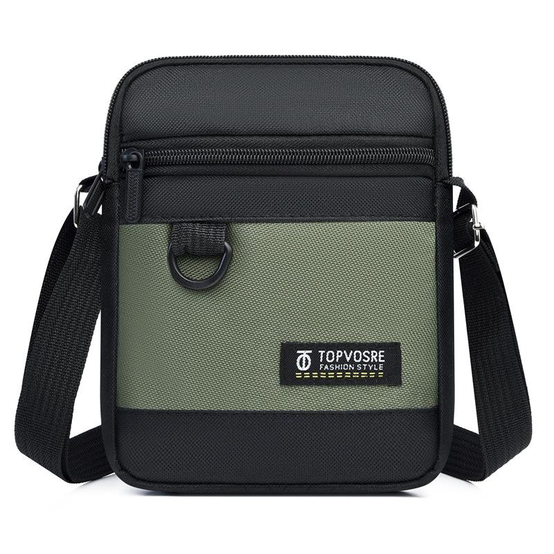 Portable Multifunctional Mobile Phone Bag New Outdoor Commuter Portable Shoulder Bag Vertical Casual Minimalist Men's Messenger Bag